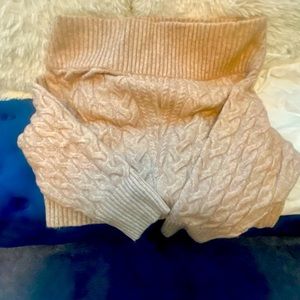 Off the should sweater